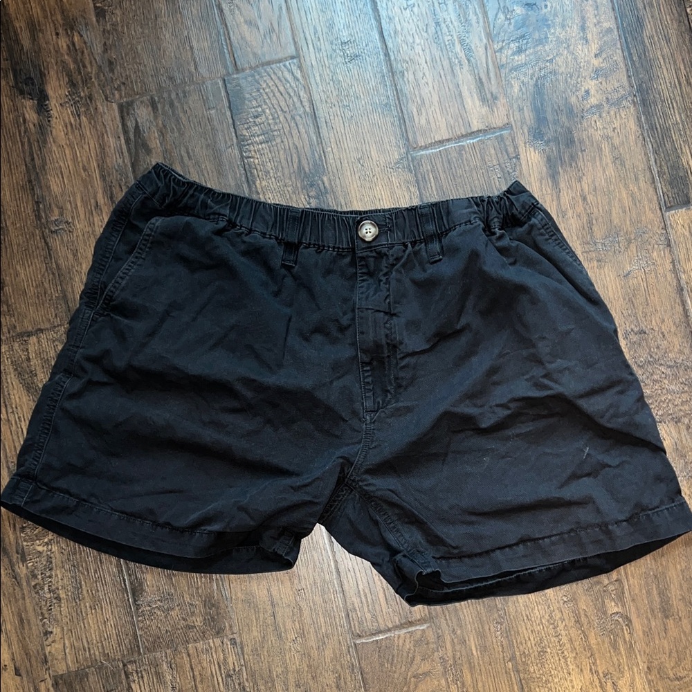 Chubbies Men's Black Flat Front Shorts